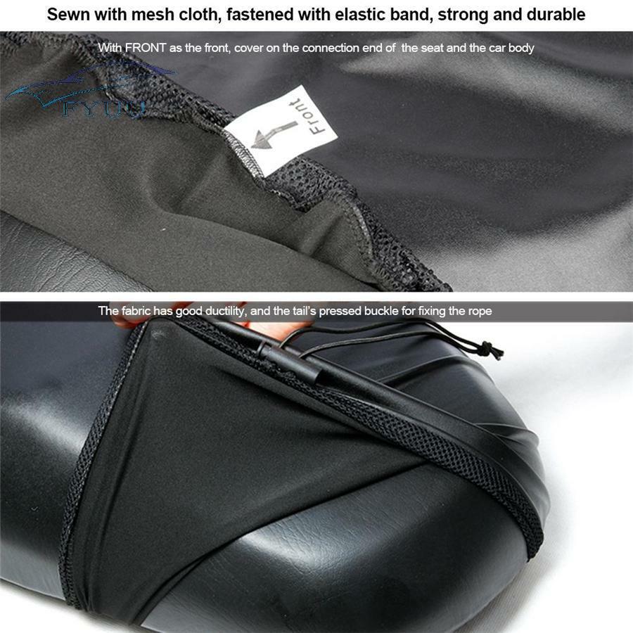 1pc L Size Black Waterproof Dust UV Motorcycle Seat Cushion Seat Cover Protector