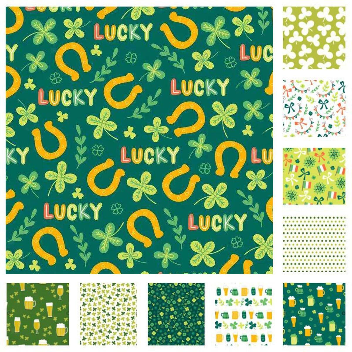 10Pc  Fabric Washable for Sewing Quilting Patchwork