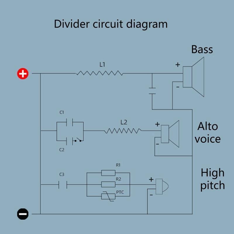 Adjustable Fever-grade High-power Home Theater Audio Upgrade Frequency Divider