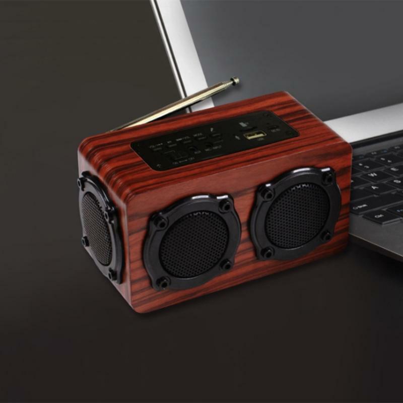 Portable Bluetooth-compatible Speaker Stereo Dual-Bass with Imported Chip & Bass