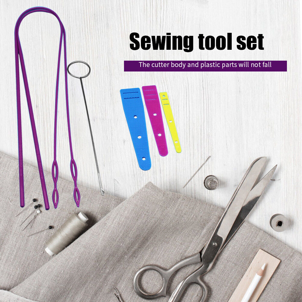 9pcs Household Sewing Tool Sets Threader Crochet Hook Neddlework DIY Tools