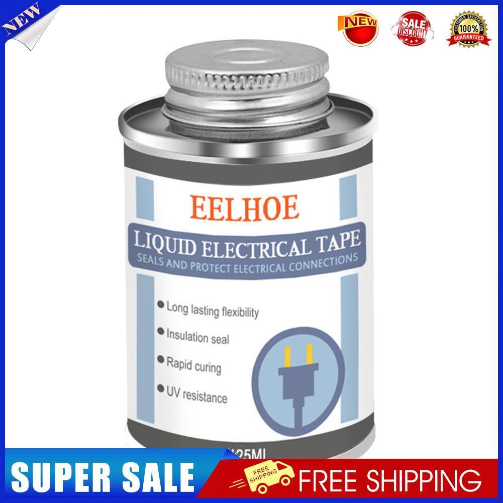Waterproof Liquid Insulation Electrical Tape Fast Dry Sealing Glue (Black)
