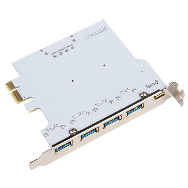 USB3.0 PCI-E Type C Expansion Card Adapter Universal Computer Laptop Add On Card