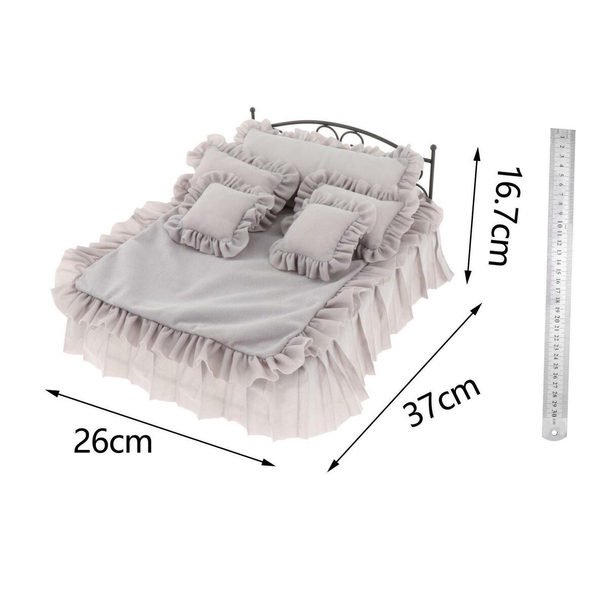 1/6 Scale Wrought Iron Bed Furniture   Play  Scene Props