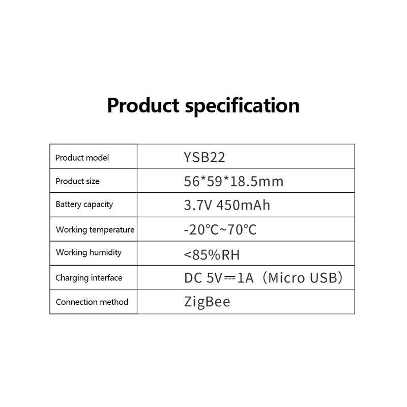 Single Click Double Click Long Press Modes Wireless Smart Switch for ZigBee