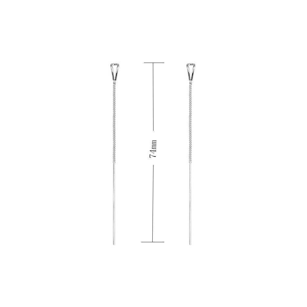 Line Accessories Drop Earrings Chain Tassel Ear Jewelry Long Dangle Earring