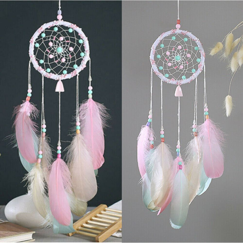 Home Decoration Ornaments Wind Chimes Feather Dream Catcher Car Interior
