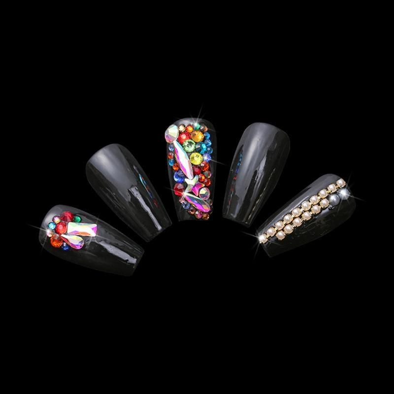 21 Grids DIY Accessories Suit Shiny Jewels Rhinestones in a Storage Organizer
