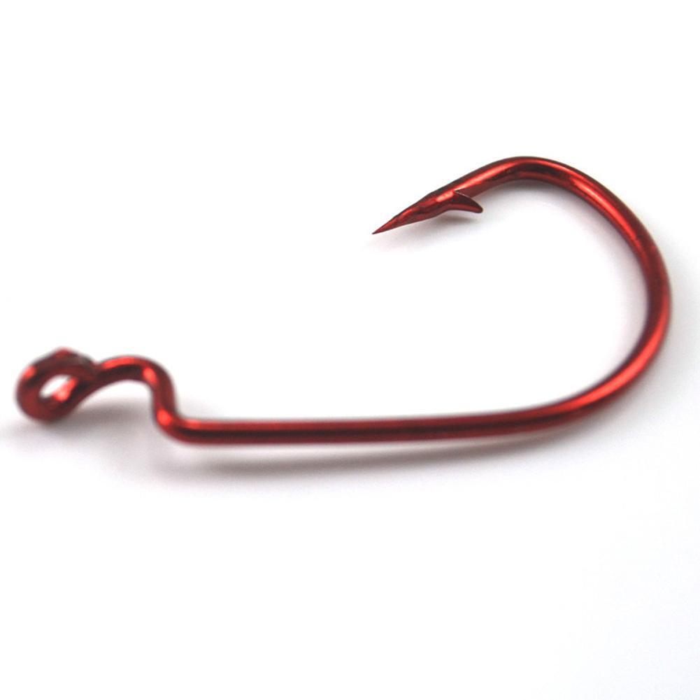 20pcs Barbed Crank Sharp Fishing Hooks Pesca for Soft Bait Tackle 3/0#