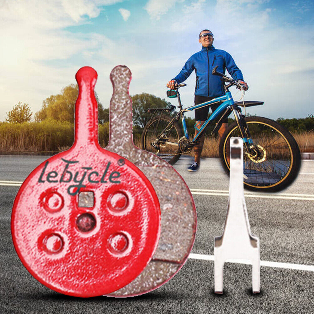 LEBYCLE 1 Set Semi-Metallic Bicycle Brake Pads Quiet Bike Disc Brake Pad