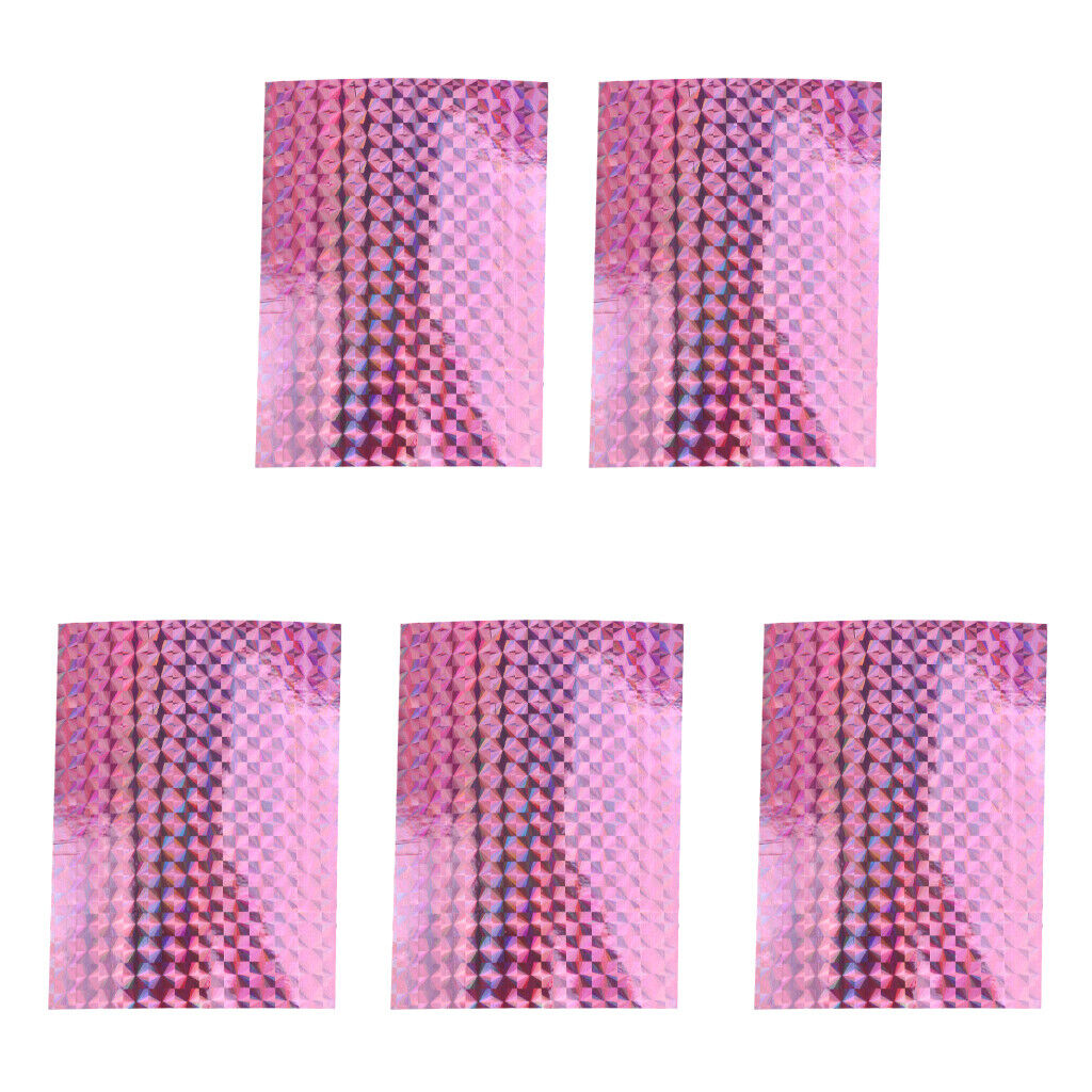 DIY Fishing Lure Outer Scale Reflective Tape Fishing  Pink
