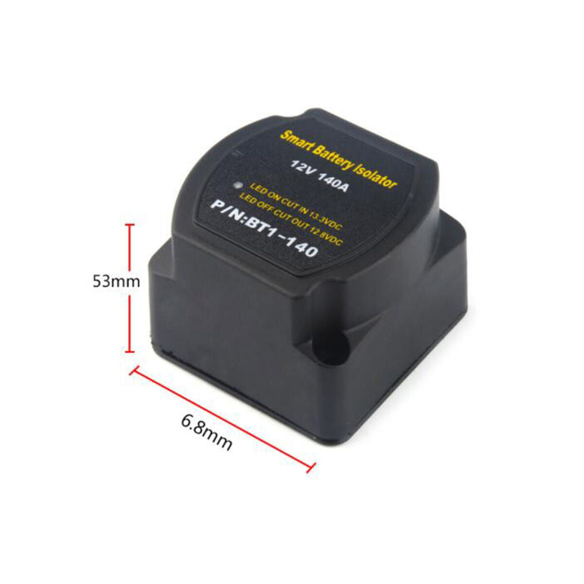 Dual Battery Isolator Controller Car Power Switch Yacht Battery Power-Off Switch