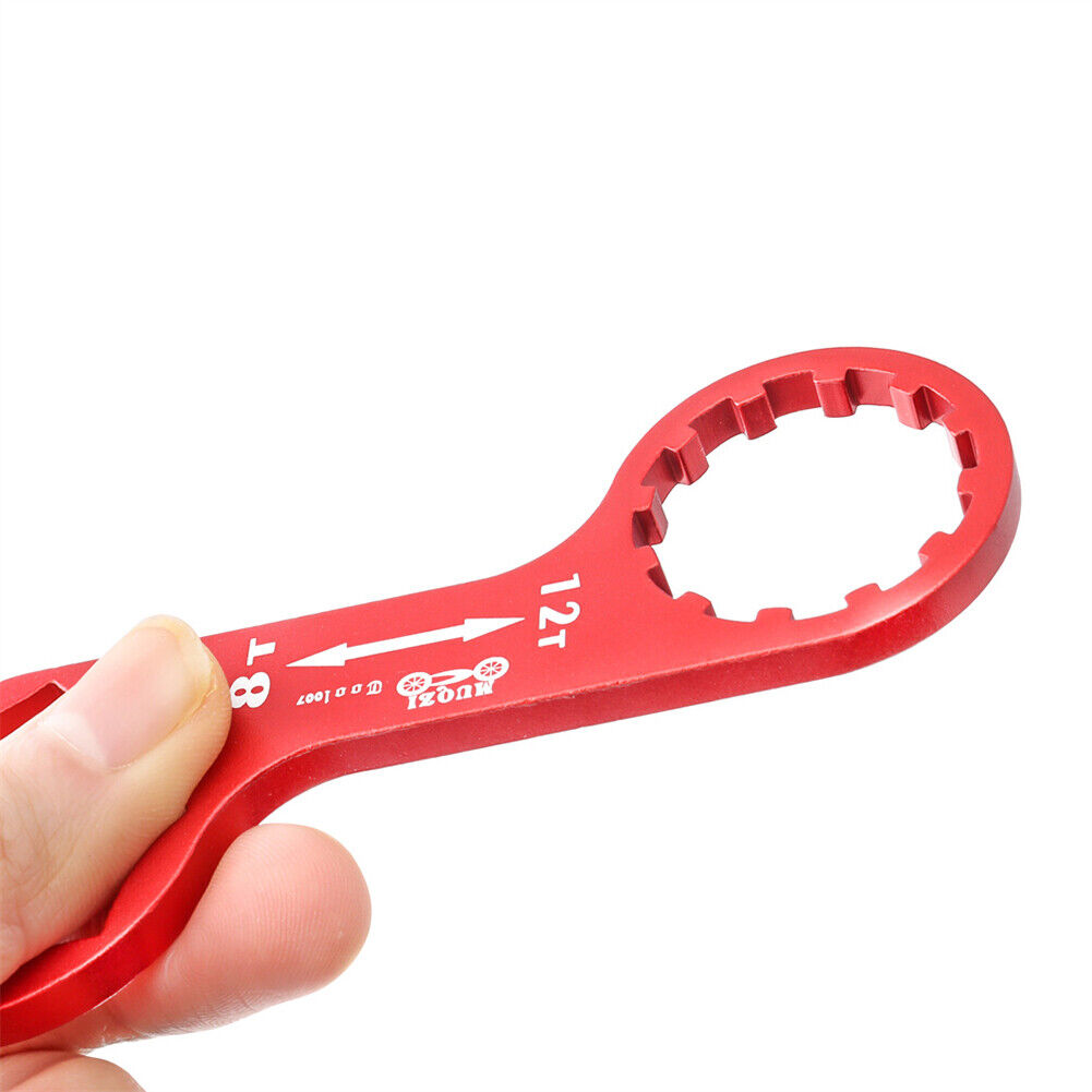 MUQZI MTB Bicycle Front Fork Cap Removal Wrench for XCM/XCR/XCT/RST (Red)