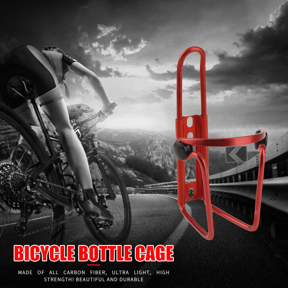 Aluminum Alloy Bicycle Water Bottle Stand MTB Bike Kettle Bracket (Red)
