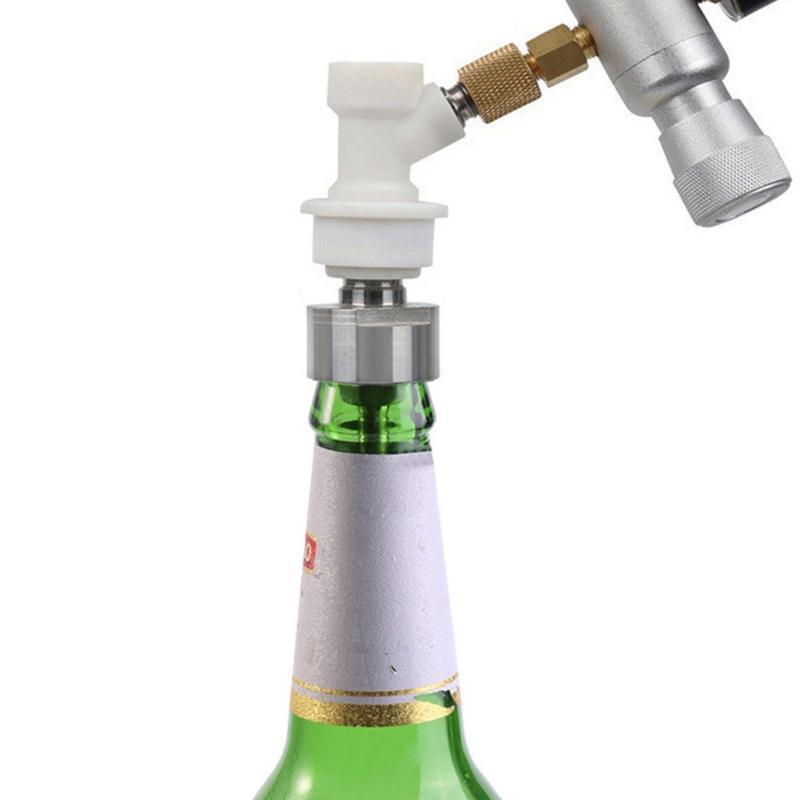 Homebrew Aeration System Stainless Steel Carbonation Cap Silicone Tube Kit