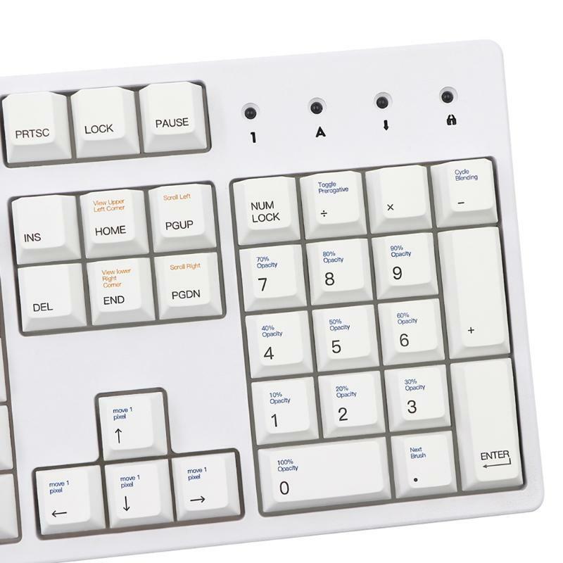 136Keys Cherry Profile Custom Keycap PBT Dye Sublimation for Mechanical Keyboard