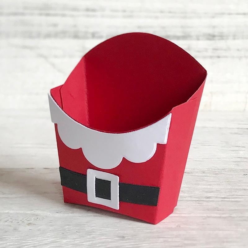 Christmas Popcorn Box Metal Cutting Dies Stencil DIY Scrapbooking Album Paper