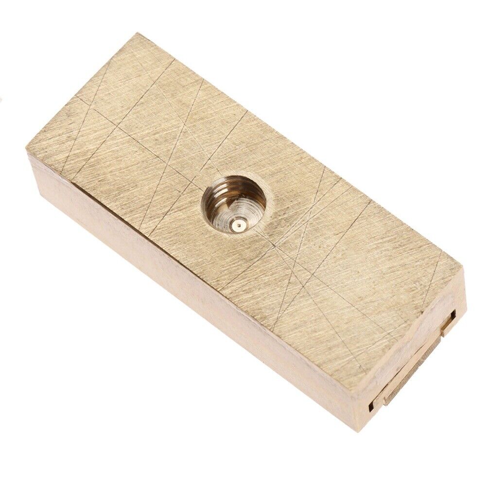 1pc Brass Steel T-Slot Fixture Holder  Brass Alphabet Letter Font Stamp