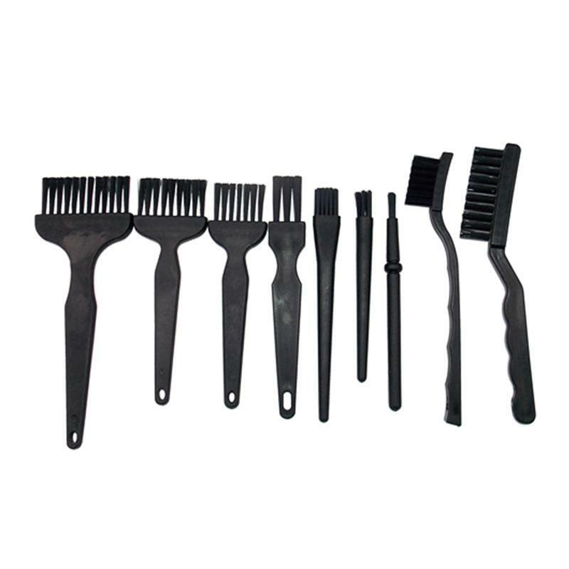 9 Pcs Multi-use Brushes Kit Anti Static Brushes PCB Cleaning Brush Tool for Home