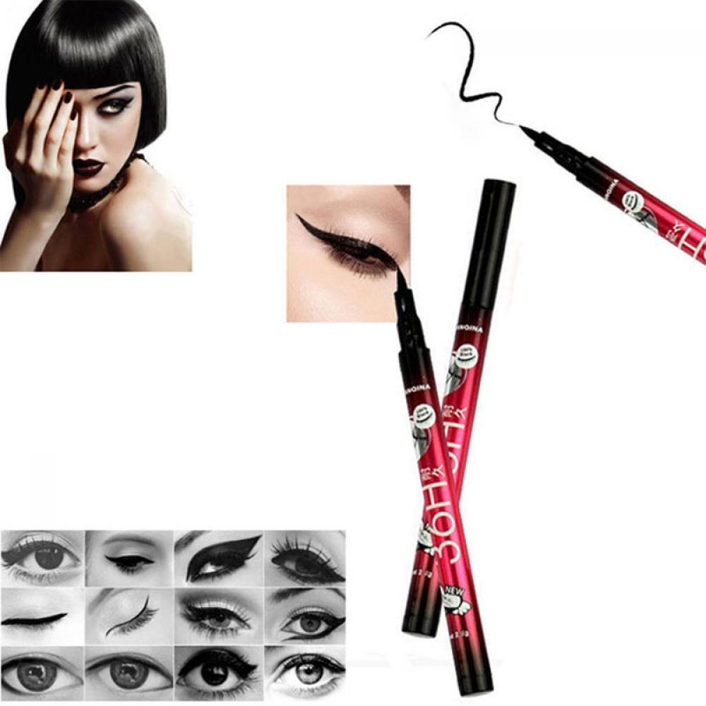 Fashion Beauty Waterproof Liquid Eyeliner Pencil Black Makeup Pen