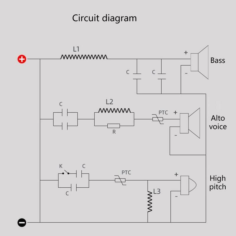 3 Ways Speaker Frequency Divider Hi-Fi Audio Crossover Filter Distributior Board