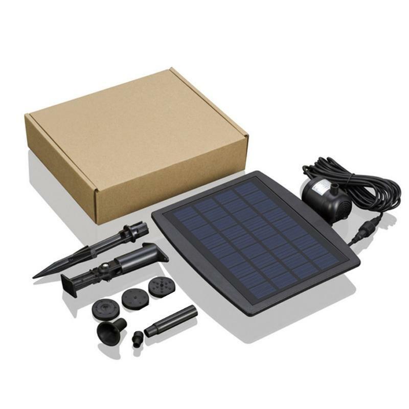 9V 1.8W Solar Fountain Pond Oxygen Purifier Solar Submersible Pump Decoration