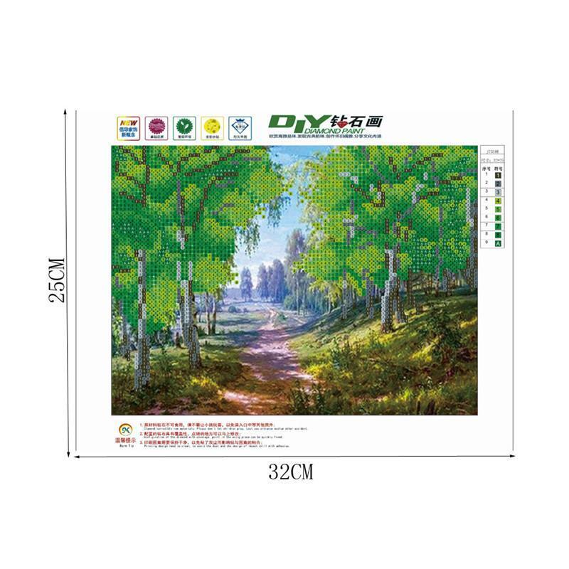 Trees & Road 5D Diamond Embroidery DIY Craft Cross Stitch  Home Decor