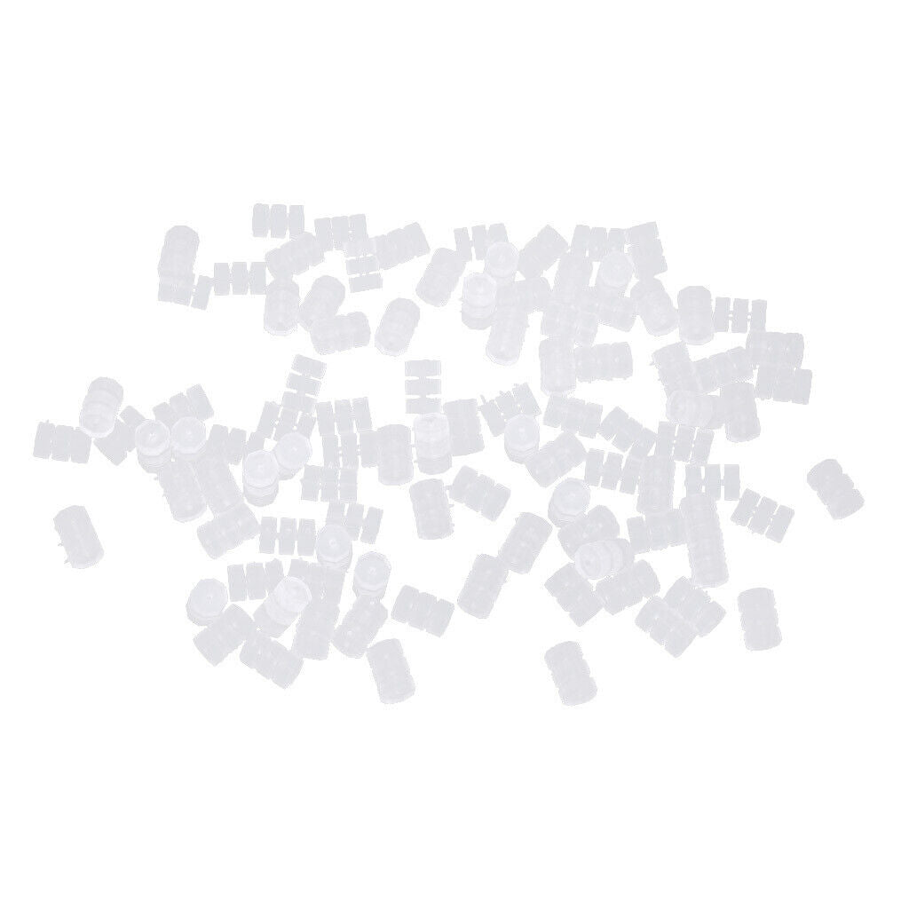 100pcs Cable Donuts Rubber Bicycle Cable Donuts Cables Housing White