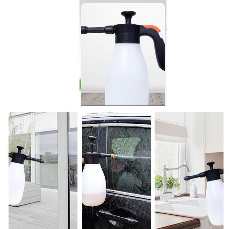 High Pressure Snow Hand Pump Foam Nozzle Watering Can Car Wash Adjustable Spray