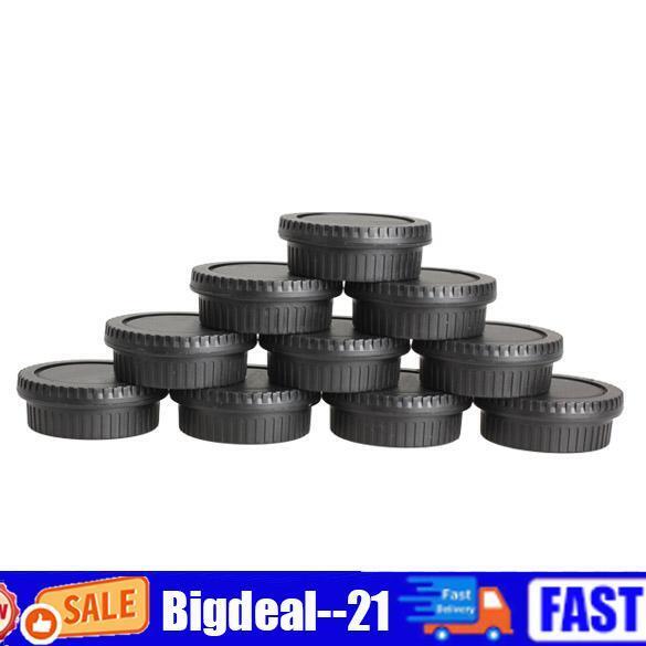 10 Set of Rear Lens Cover with Camera Body Cap for Canon DSLR SLR EOS EF