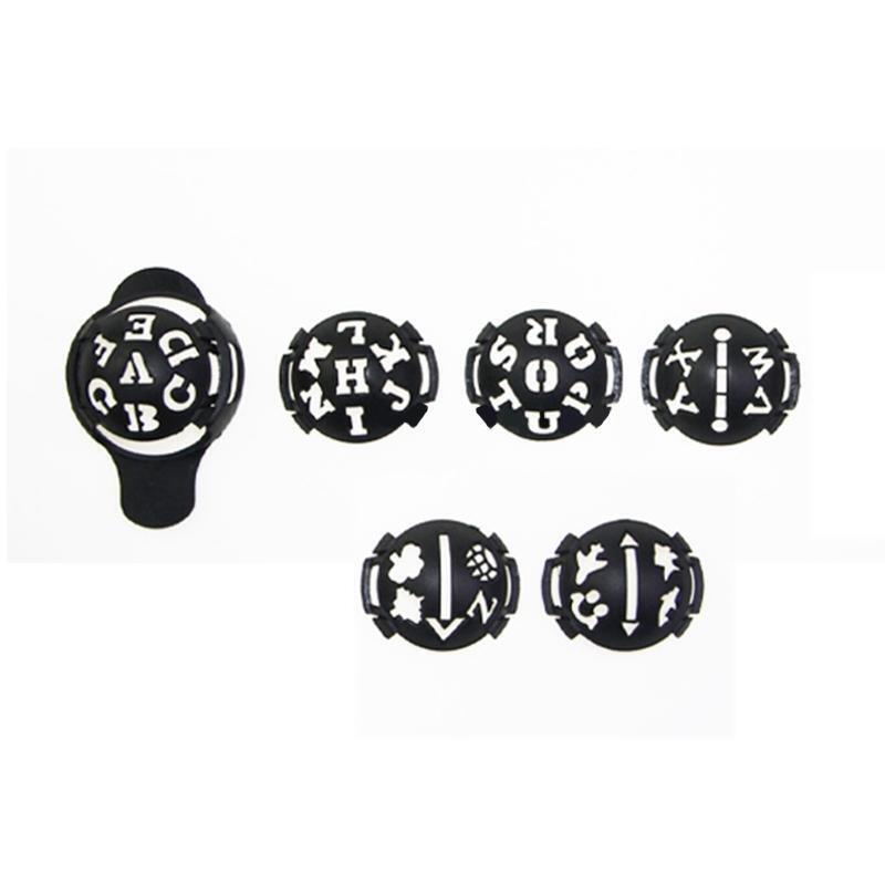 7Pcs Golf Ball Line Marking Template Golf Scribe Supplies Ball Line Clip Liner