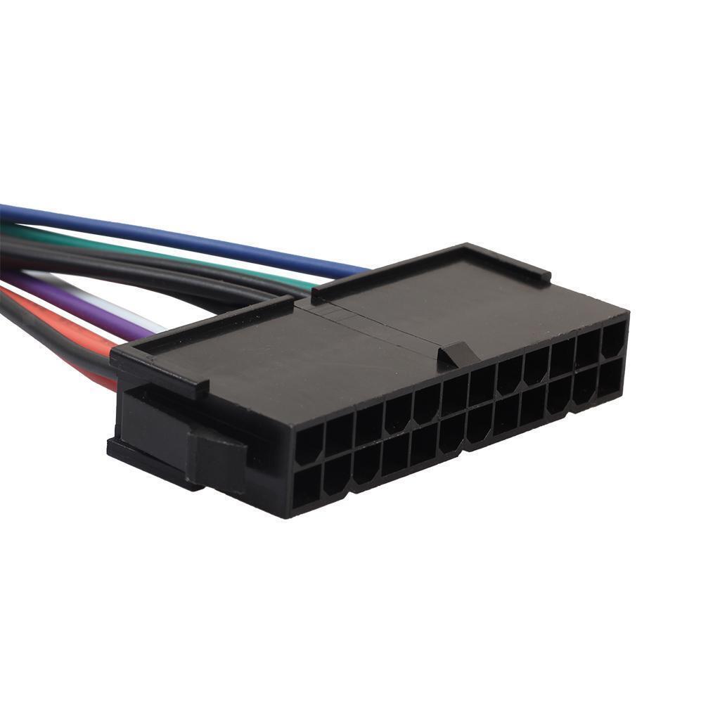 6 "ATX 24-pin Socket for 12-pin Converter Adapter, Power Supply Cable 18AWG