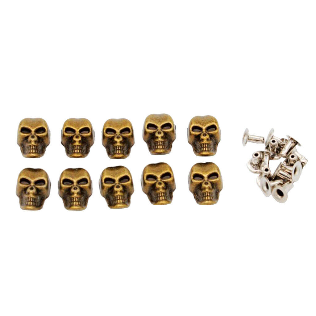 10   Rivets Punk  Studs Rivets DIY Leather Crafts Accessories
