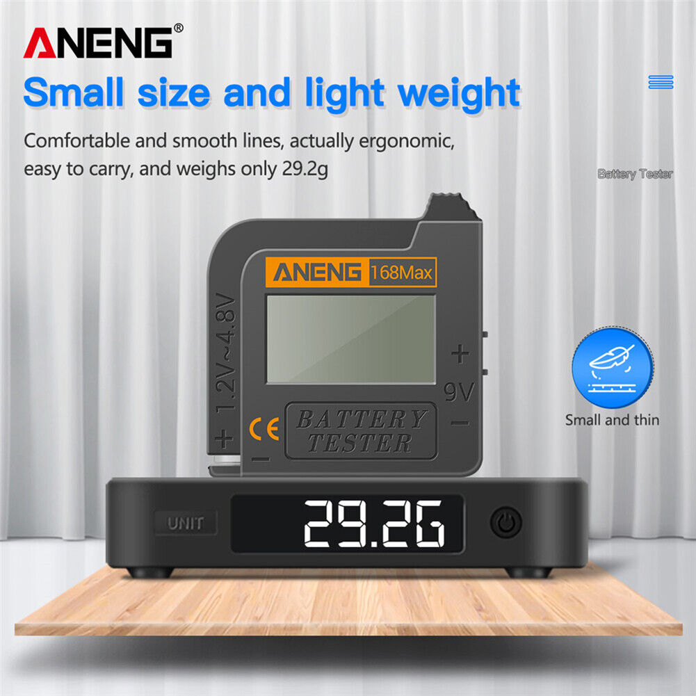 LCD Battery Voltage Tester Digital Lithium Battery Capacity Diagnostic Tool