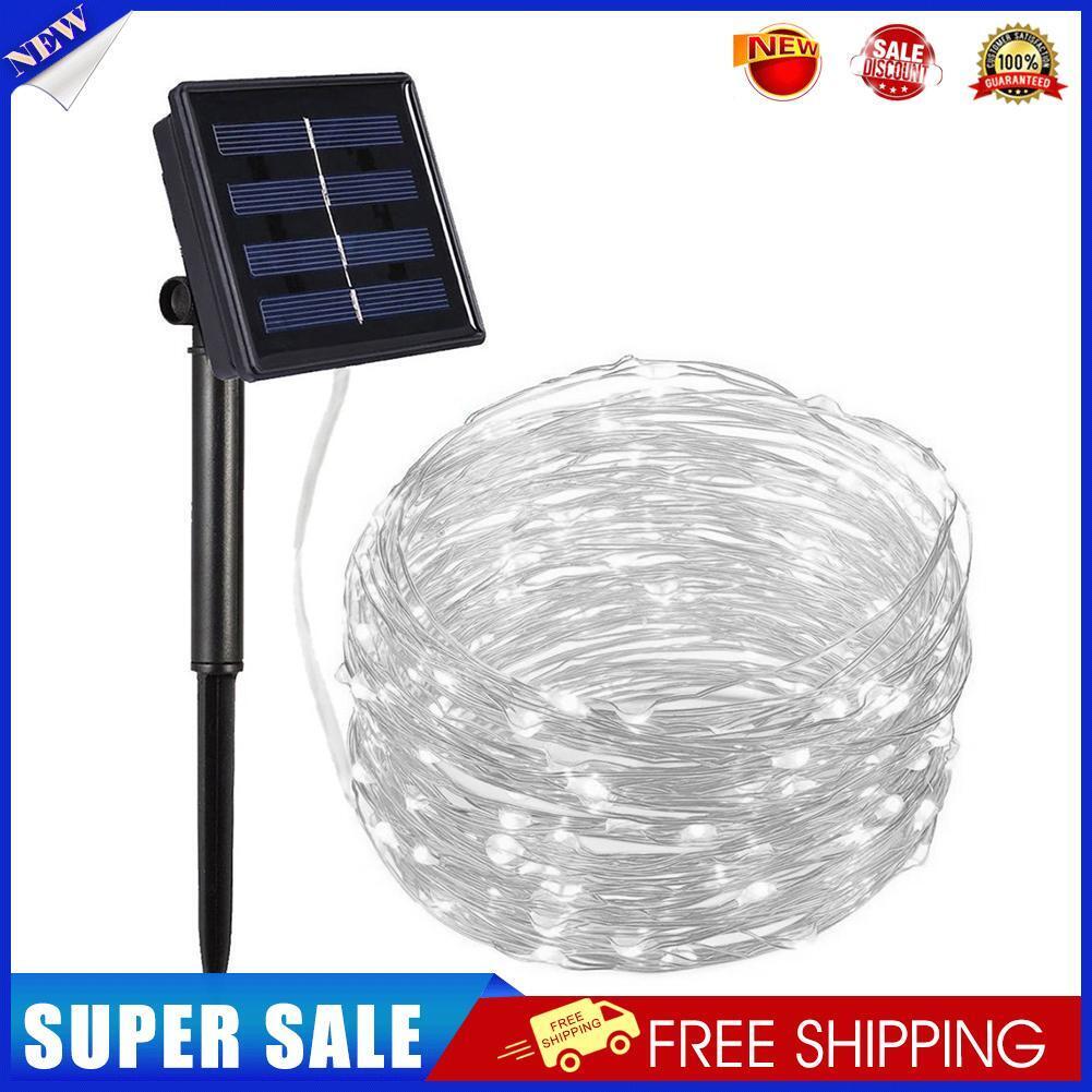 200 LED 22m Solar Copper Wire String Lamp Garden Decorative Light (White)