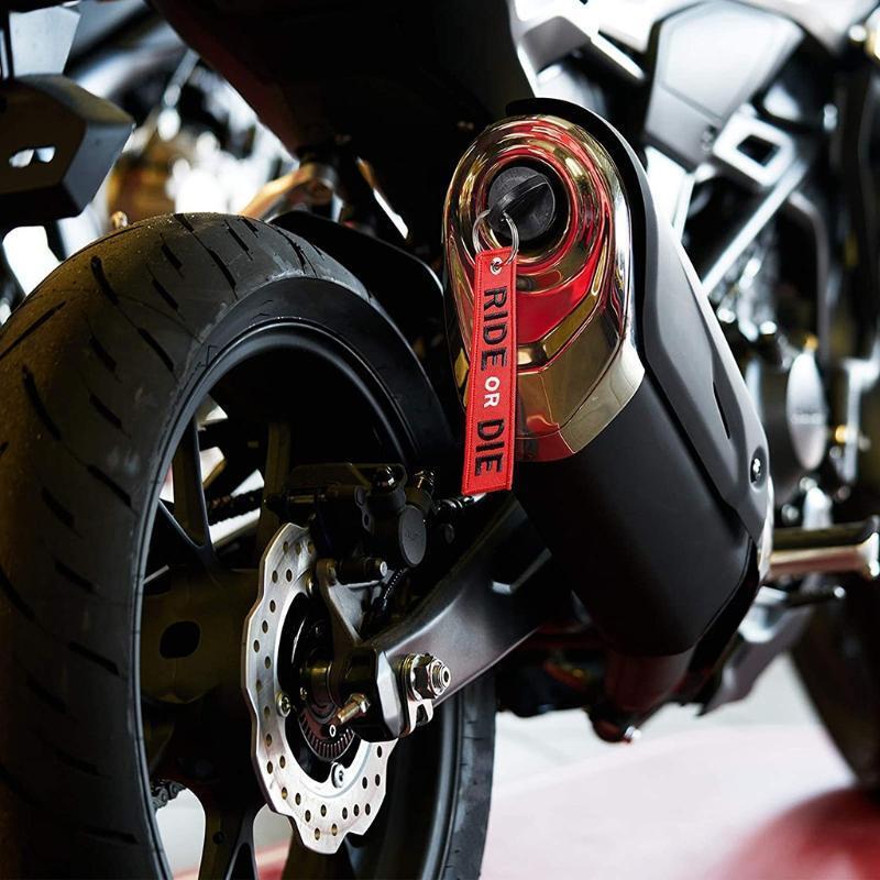 ATV Wash Plug Silencer Muffler Exhaust Pipe Motorcycle Keychain Jewelry