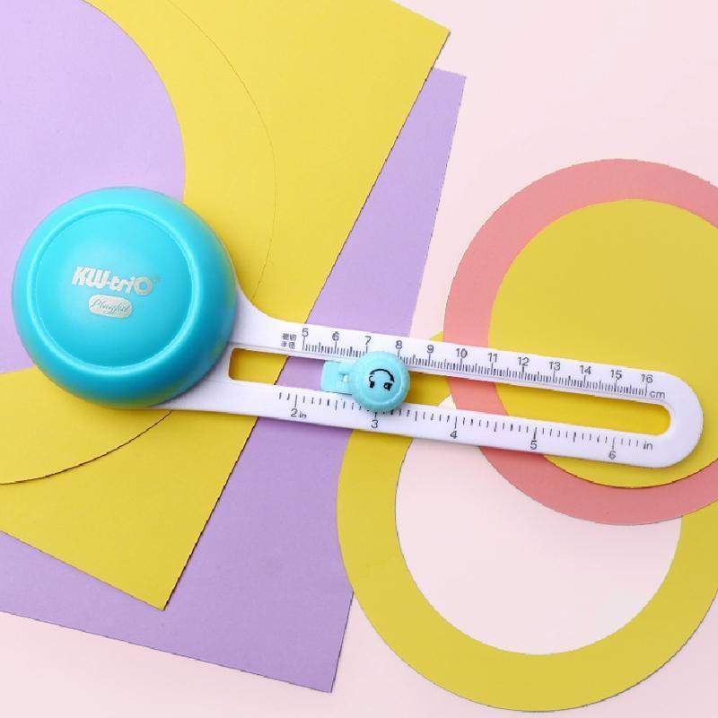 Rotary Circle Paper Trimmer Dual-scale DIY Scrapbooking Tool for DIY Card Making