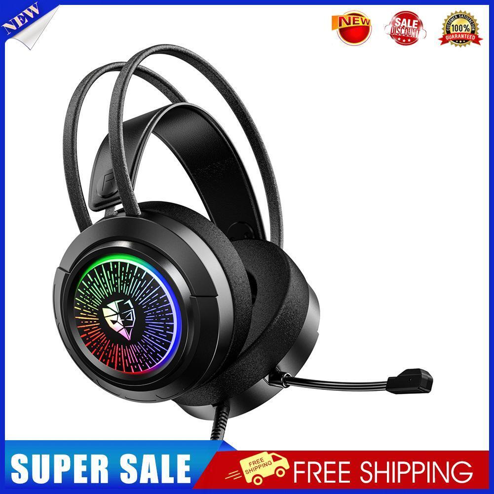 SUTAI V1S RGB Gaming Headset Wired Over Ear Headphones with Mic for Gamer