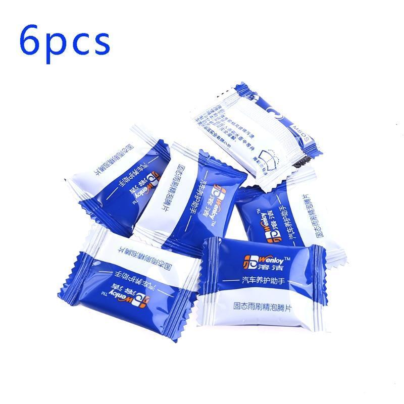 Hot Factory Outlet 6pcs Car Solid Wiper Cleaners Car Windshield Glass Cleaner