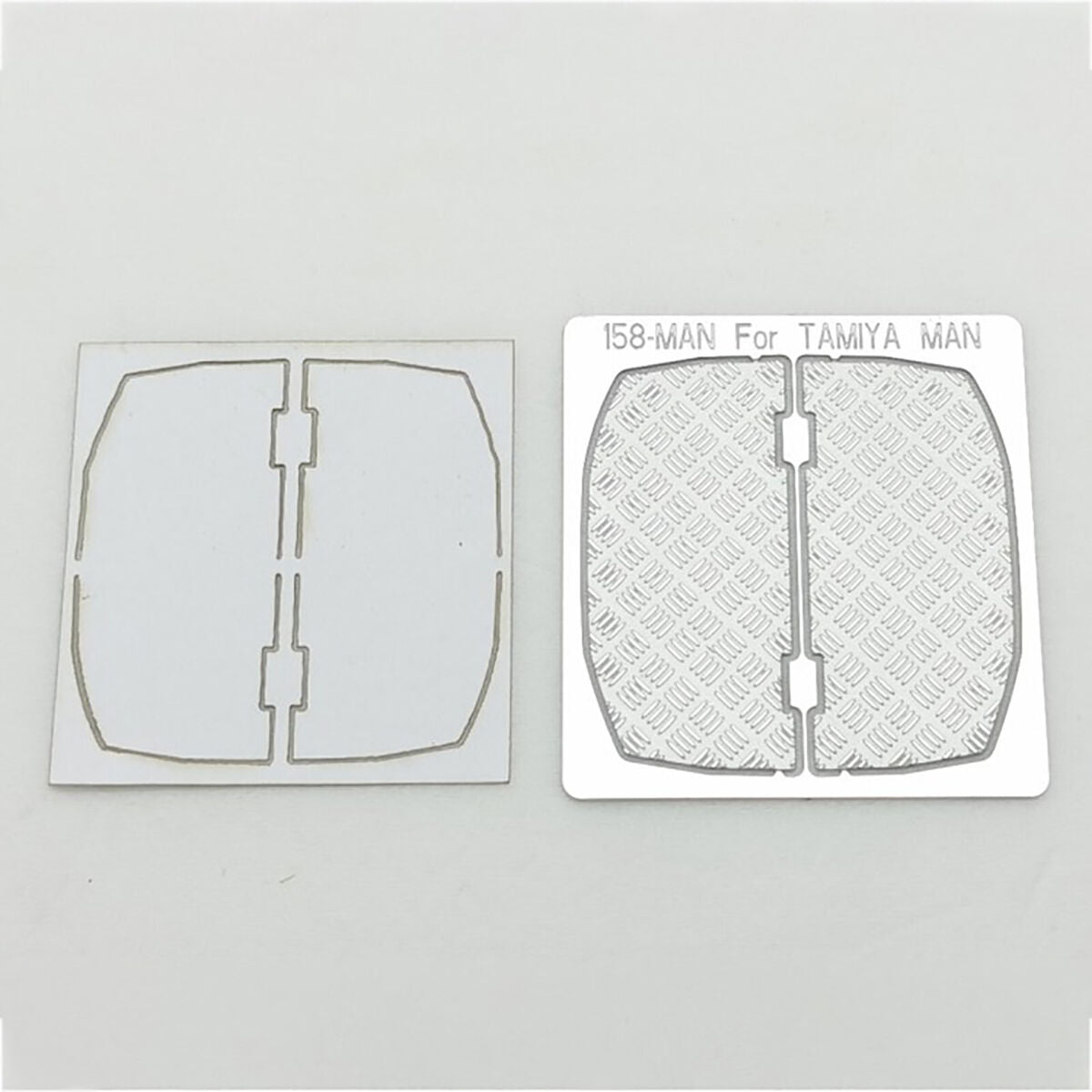 Tail Light Skid Plate RC Car Decoration for 1/14 Tamiya 56325 Man Accessories
