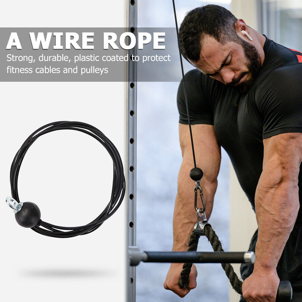 Gym Cable Wire Rope Heavy Duty Training Strength Fitness Pulley Equipment
