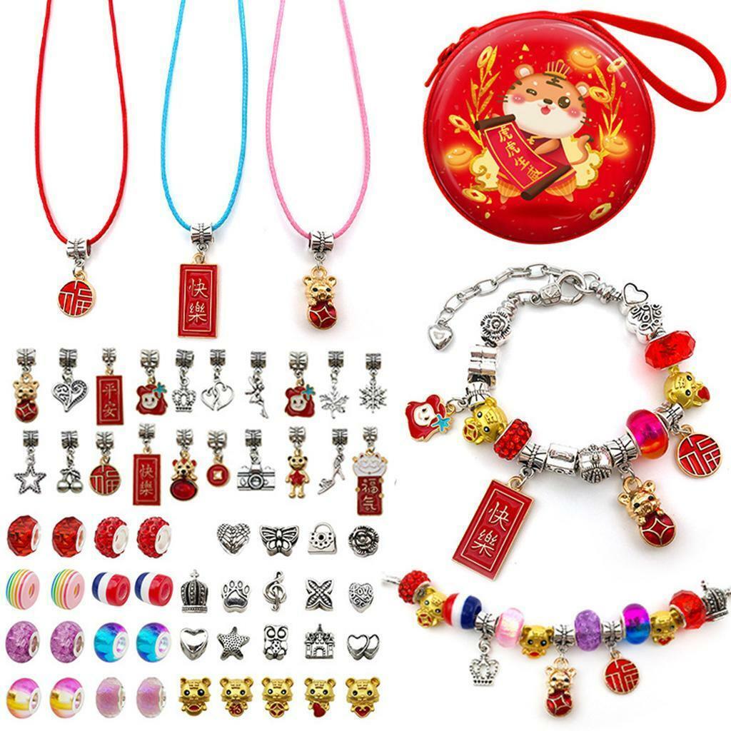 62 Pieces Bracelet Making Kit Assorted  for Necklace Bracelet Making