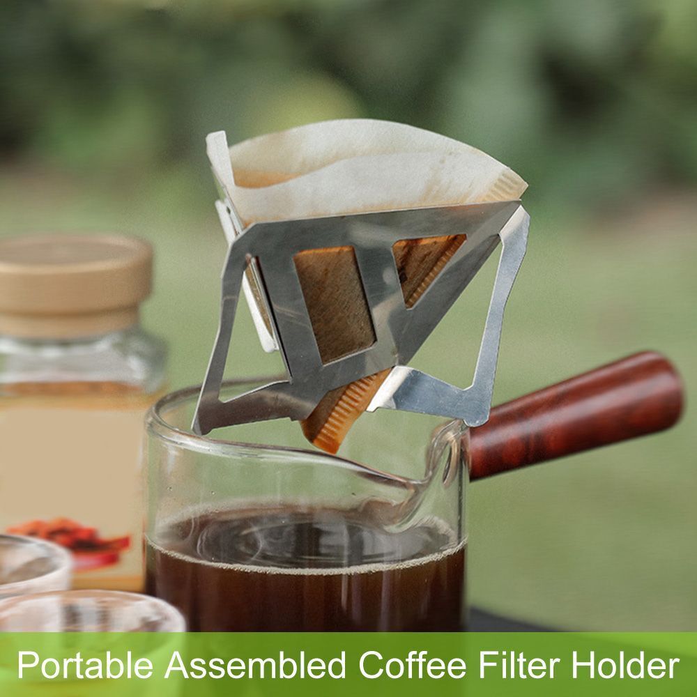Foldable Outdoor Camping Funnel Coffee Drip Rack Dripper Holder Coffee Filter
