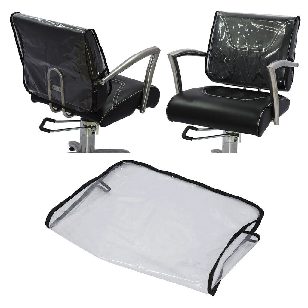 Clear Chair Back Cover Fit for Beauty Salon Spa Barber Chair PVC Waterproof