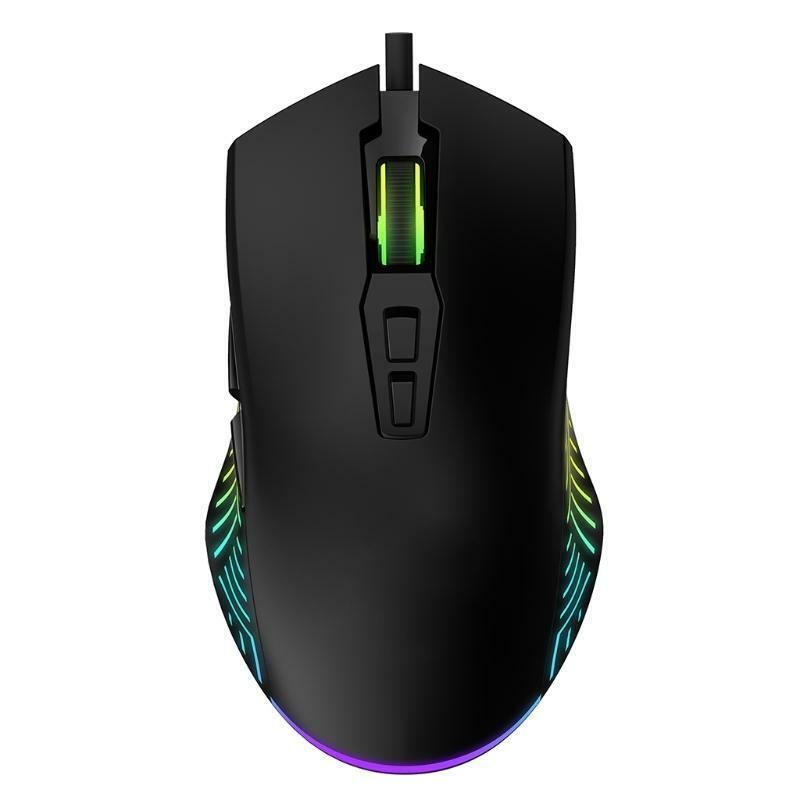 Portable USB Wired Optical Mouse Ergonomic Mouse 1600dpi for Laptop Computer