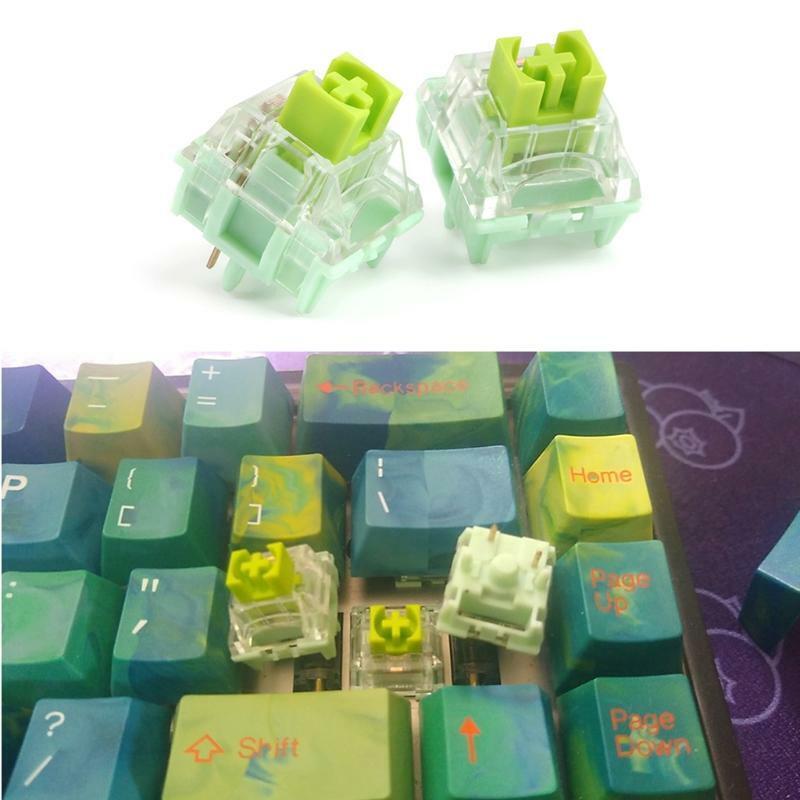 2pcs TTC ACE SMD Keyswitch for RGB Mechanical Keyboard Dustproof Switch 2P 60g