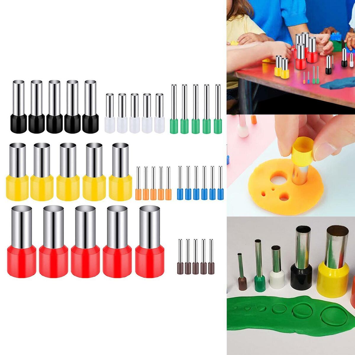 40x Polymer Clay Cutters Circular Cutting Mold for Paper Flowers Candles