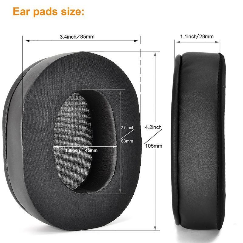 Elastic EarPads Covers forAudio Technica ATH WS660BT Headphone Ear Cushion