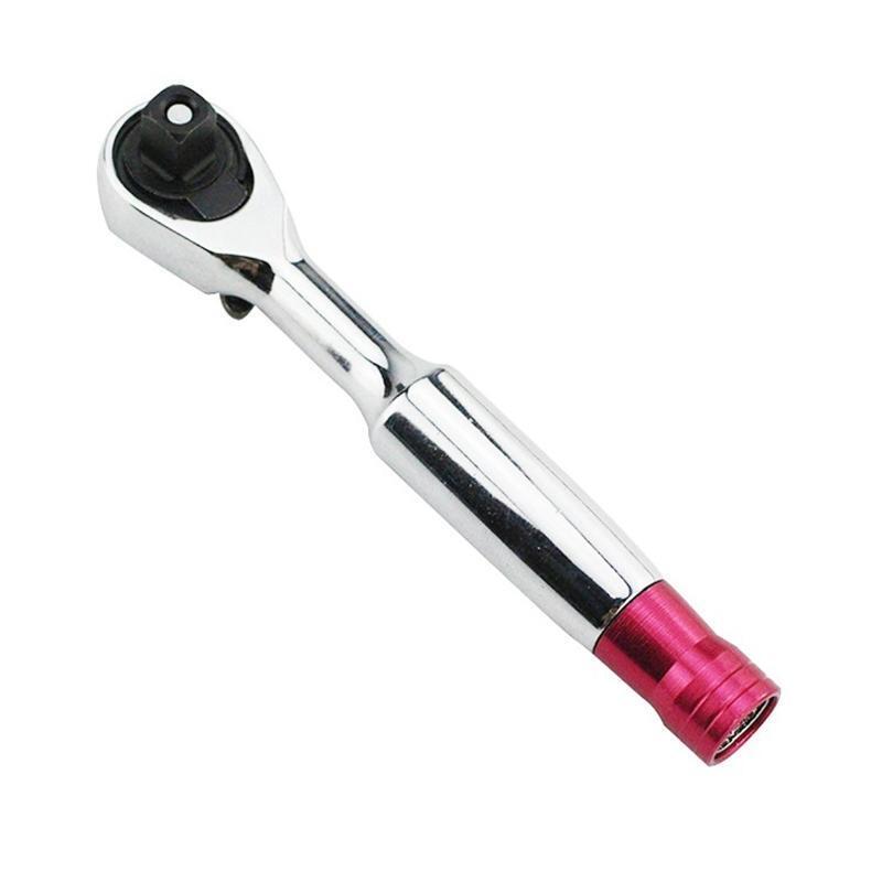 Practical 1/4 Inch Spanner Ratchet Wrench w/ 5° Movement 72 Teeth Wrench for Car