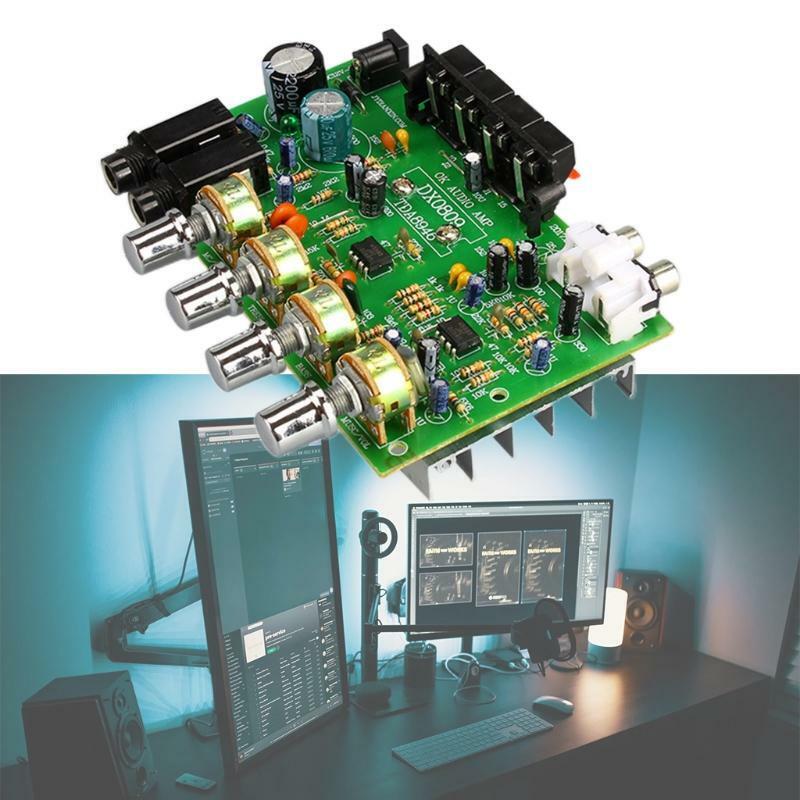 Stereo Audio Power Amplifier Board Module with Rear Heat Exchanger & TDA 8944